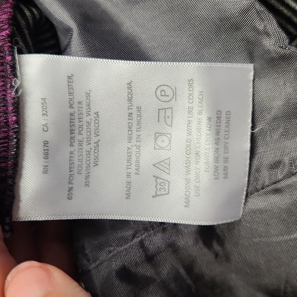 Anthropologie Cartonnier Oxford Herringbone Jumpsuit Wide Leg Cropped Size S.. - Picture 14 of 16